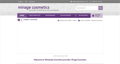 Desktop Screenshot of miragecosmetics.co.uk